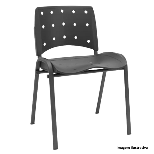 Cadeira Plaxmetal Ergoplax Empilhável