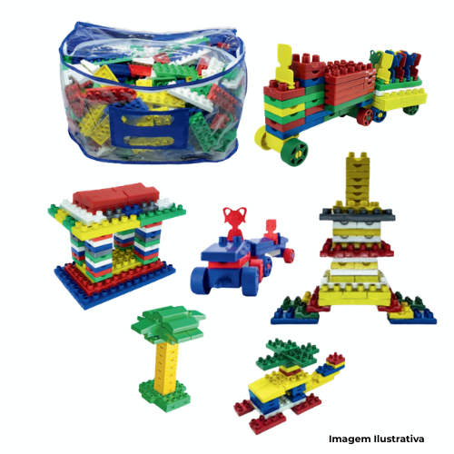 Brinquedo Blocos de Encaixe Conectando Peças - Tipo Lego - 500 Peças - Portal de Adesões