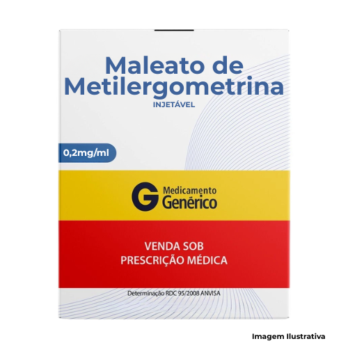 Maleato de Metilergometrina 0,2mg/ml Solução Injetável Ampola de 1ml - Portal de Adesões