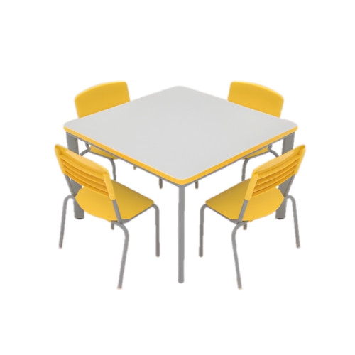 Conjunto Escolar Coletivo 4 Lugares Belacci-GF Mileto MQ01 4 Lugares