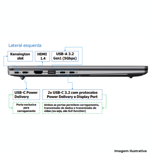 Notebook Avell B.ON 15U: Processador R5 7430U| 16GB RAM| 512GB SSD| Tela 15.6"| Garantia 3 Anos On-Site