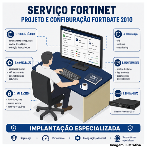 Serviço Fortinet Projeto E Configuração FortiGate 201G - Portal de Adesões