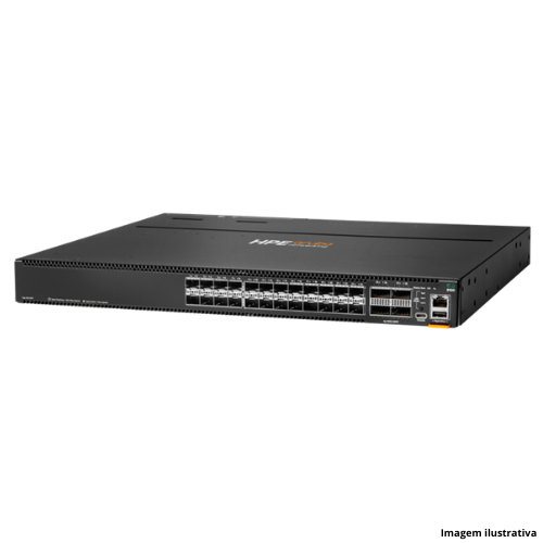 Switch HPE Aruba CX 8100 24x10G SFP+ 4x40/100G QSFP28 + 4 portas 100GbE + Arubra Central Netwoking
