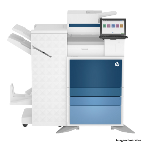 Outsourcing Impressora Multifuncional Policromática HP Color Laserjet MFP E78635z 5QJ94A (Básico) + 8EP57AAE (Licença Speed) + Acessório rede sem fio - Portal de Adesões