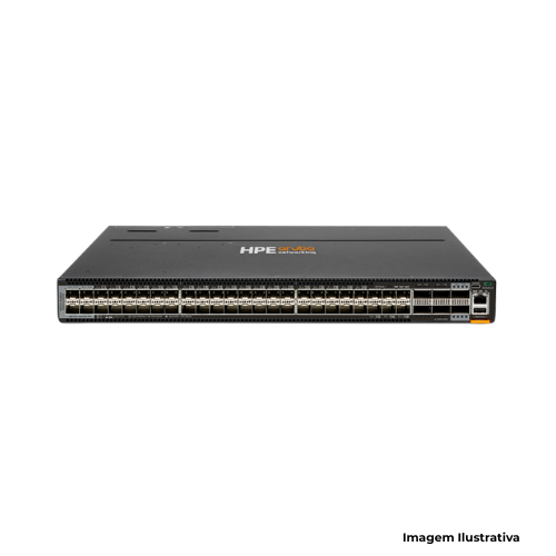 Switch HPE Aruba Networking JL704C 48 Portas 1G/10G/25G + 6 Portas 40G/100G + Software + Garantia