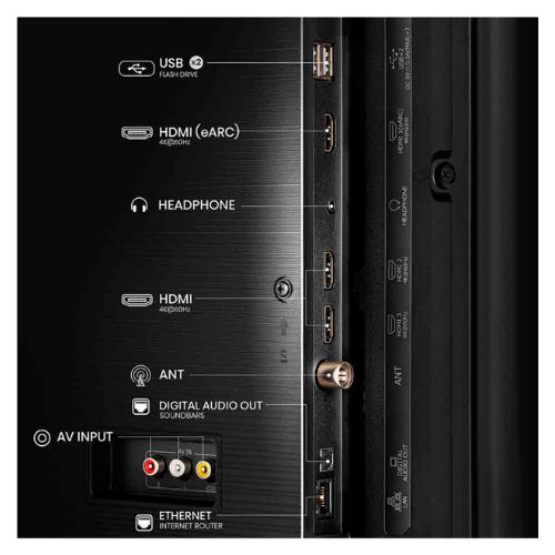 Televisor Hisense DLED 4K 65A6K: Smart TV 65"| UHD DLED 4K| Comando De Voz| Google TV| Wi-fi| Bluetooth| HDMI| USB