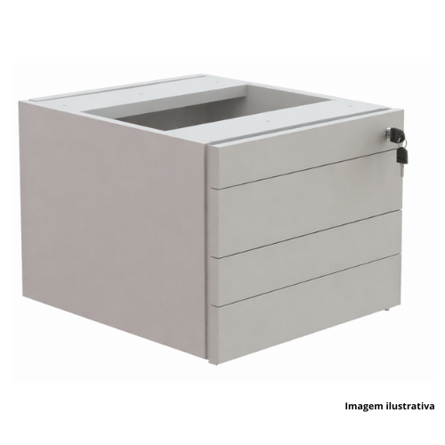 Gaveteiro Fixo 2 Gavetas 30x40x26cm Fit GF2G03 - Portal de Adesões