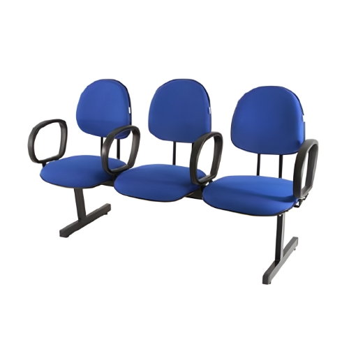 Cadeira Nobre Longarina Com Braços LS 003