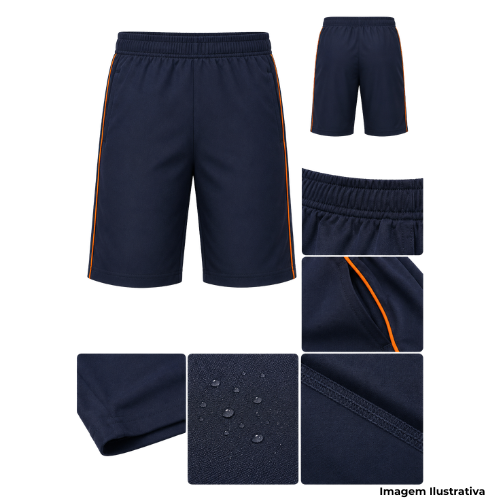 Bermuda Tecido Plano Uniforme Escolar - Portal de Adesões