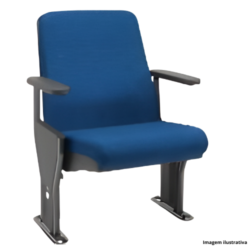 Poltrona Auditório P.M.R Plaxmetal Esibire AL210-A-PMR