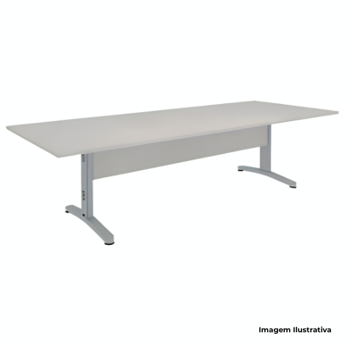 Mesa Reunião Fortline Retangular 250x110x74cm Genius 78250 - Portal de Adesões