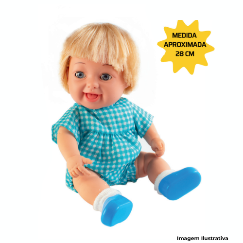 Brinquedo Boneco Menino Branco Articulado 28cm Sem Representação Anatôminca - Portal de Adesões