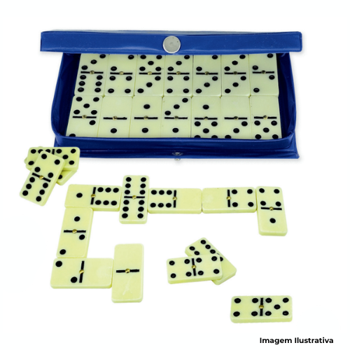 Brinquedo Dominó Modelo Osso 28 Peças - Portal de Adesões