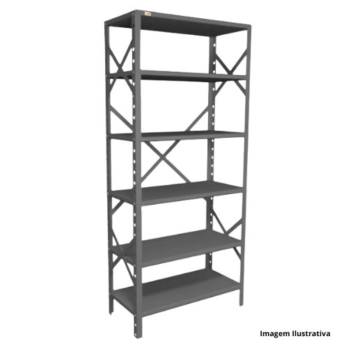 Estante Nobre Aço 6 Prateleiras