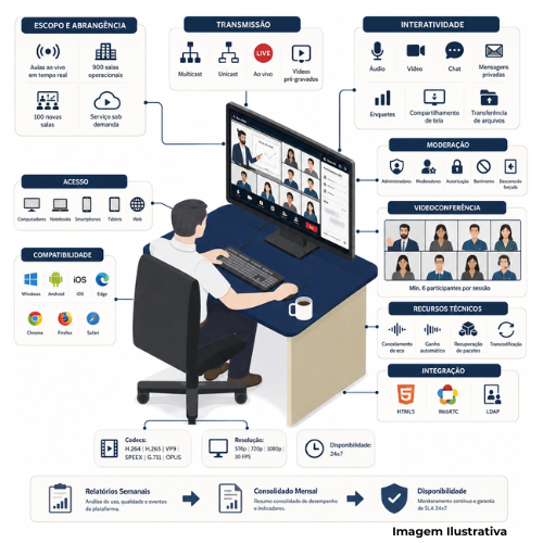 Serviço de Provimento de Acesso à Plataforma de TV Digital Interativa/Vídeo Conferência Multiponto - Portal de Adesões