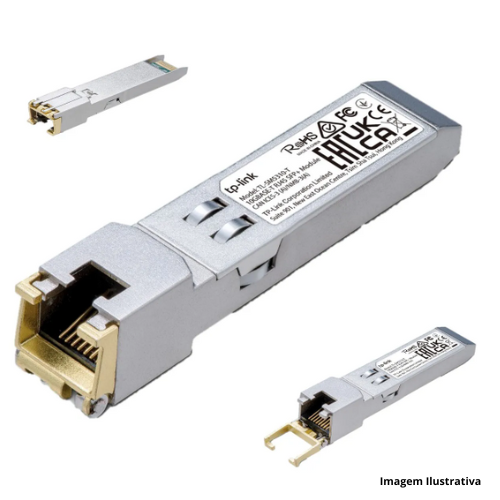 Switch TP-Link SG6428XHP + 2× TP-Link TL-SM5310-T