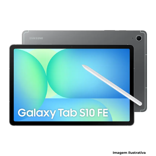 Tablet Samsung Tab S10 FE SMX526BZADL05 + S Pen: Tela 13.1"| Processador Octa-Core| 128GB RAM| 8GB SSD - Portal de Adesões