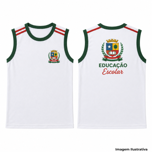Camiseta Regata Uniforme Escolar Tamanhos P ao G2 - Portal de Adesões