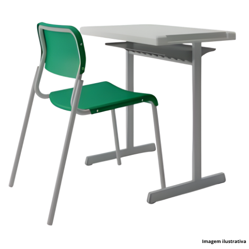 Conjunto Escolar Mesa E Cadeira Dimensional 5 - Portal de Adesões