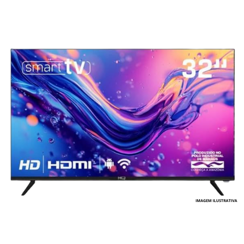 Televisor HQ HQS32NKHM: Smart TV 32"| Led HD| Android| Wi-fi| HDMI| USB