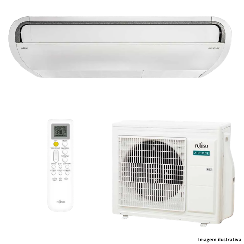 Ar-Condicionado Fujitsu Airstage ABBH24KRTA.AOBH24KBTB: 24.000 Btus| Split Inverter| Piso/Teto| Ciclo Quente/Frio - Portal de Adesões
