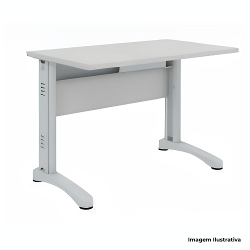 Mesa Escritório Fortline Retangular 100x60x74cm Genius 79100 - Portal de Adesões
