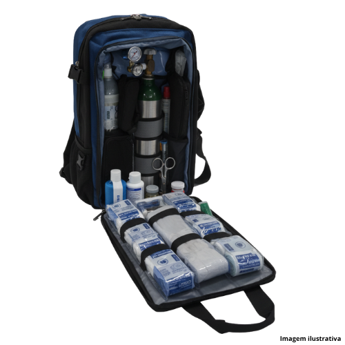 Mochila De Oxigênio Para MOB - Transporte De Oxigênio Portátil Em Motocicletas De Resgate