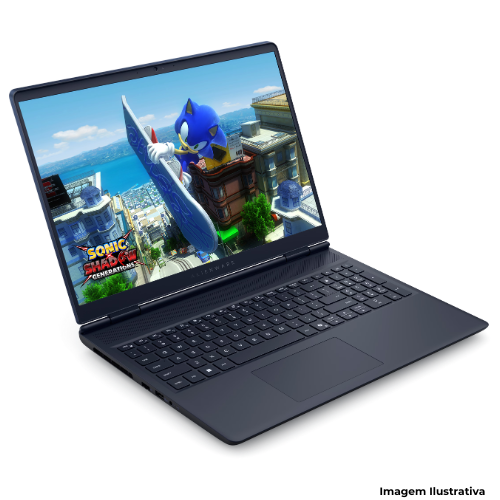Notebook Dell Alienware 16 Aurora AC16250: Processador Core 7| 16GB RAM| 512GB SSD| Webcam| Tela 16"| NVIDIA® GeForce RTX™| Garantia 3 Anos On-Site