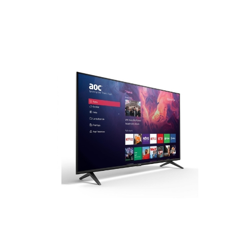 Televisor AOC 55U7045/78G: Smart TV 55"| UHD LED 4K| Comando De Voz| Roku TV| Wi-fi| Bluetooth| HDMI| USB