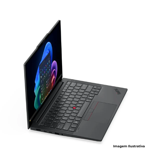 Notebook Lenovo ThinkPad E14 Gen 7: Processador Ultra 5| 16GB RAM| 512GB SSD| Tela 14"| Webcam| Garantia 3 Anos On-Site