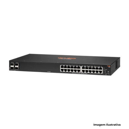 Switch HPE Aruba Networking JL677A CX 6100 24G Class4 PoE 4SFP+ 370W HPE Aruba Networking Central Switch Class-1 Foundation Q9Y70AAE - Portal de Adesões