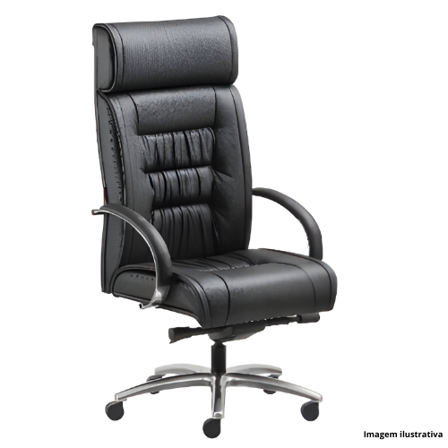 Poltrona Giratória Espaldar Médio Verona AL60-B