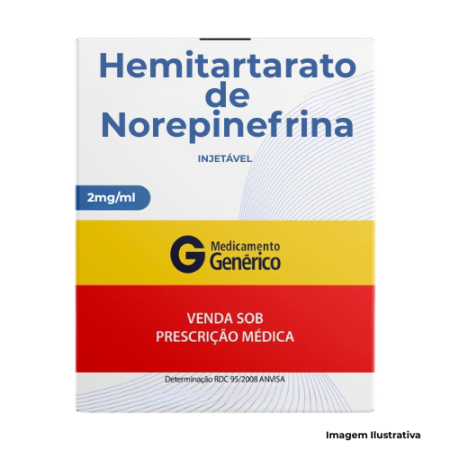 Hemitartarato de Norepinefrina 2mg/ml Solução Injetável Ampola 4ml - Portal de Adesões