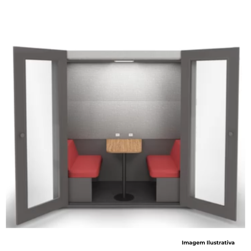 Cabine Privacidade Dupla Chatterbox CHTCDTBS 200x100x225 - Portal de Adesões