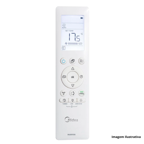 Ar-Condicionado Midea Inverter Conect 42ZQVE36M5.38CCVE36515MM: 36.000 Btus| Split Inverter| Ciclo Frio